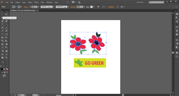 Selection Tool in Illustrator 1-3