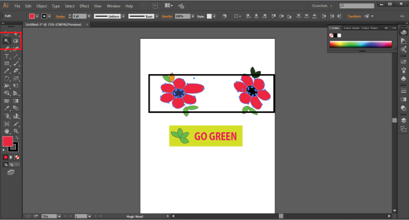 Selection Tool in Illustrator 1-6-1