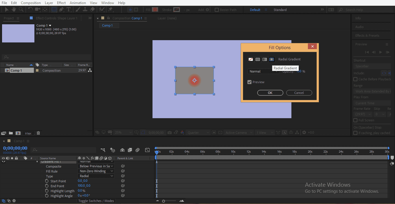 Shape Layer in After Effects 1-12