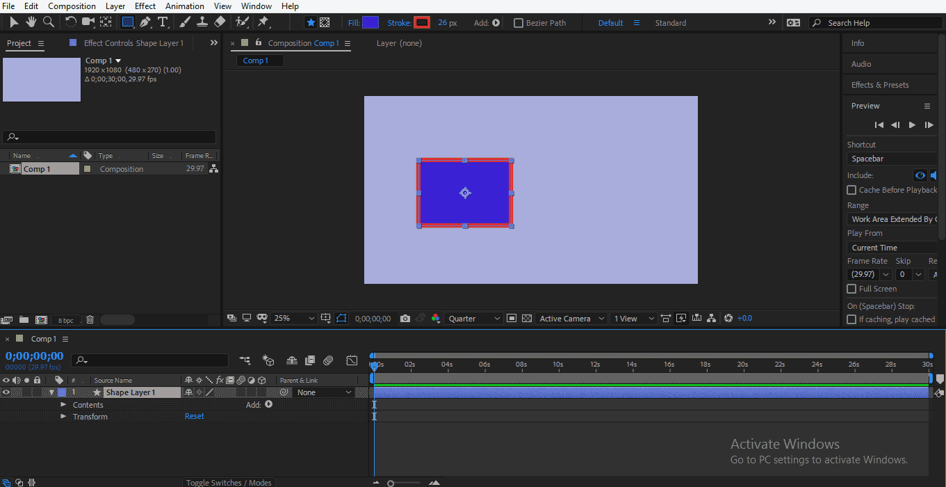 Shape Layer in After Effects 1-15