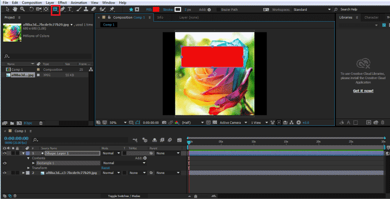 Shape Tool - Create Rectangle