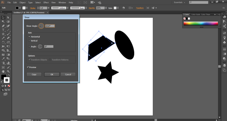 Shear to Cast a Shadow