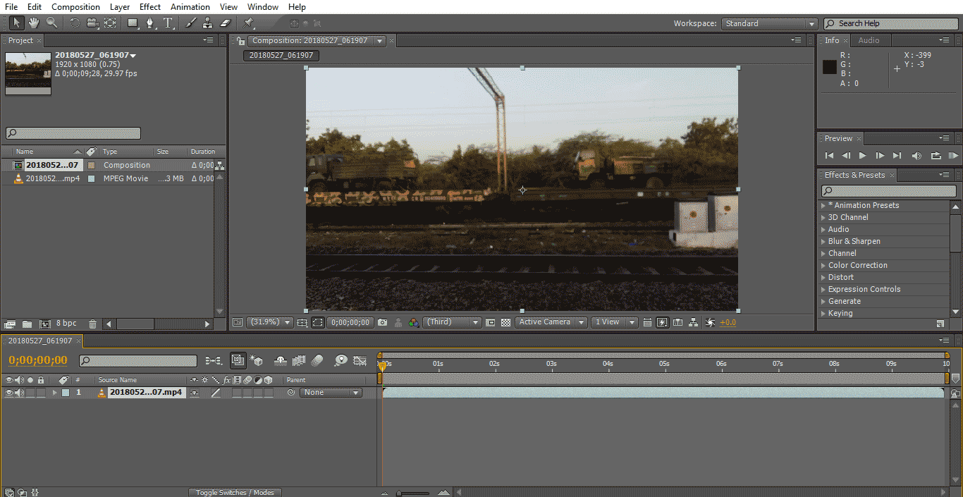 Slow Motion in After Effects 1-2