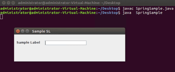 SpringLayout in Java