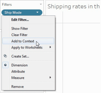 Add to Context option