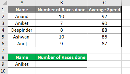 VBA Lookup Example 1-1