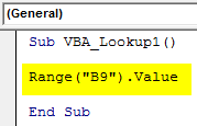 VBA Lookup Example 1-3