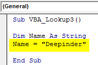 VBA Lookup Example 3-3