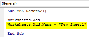 VBA Name Worksheet Example 2-3