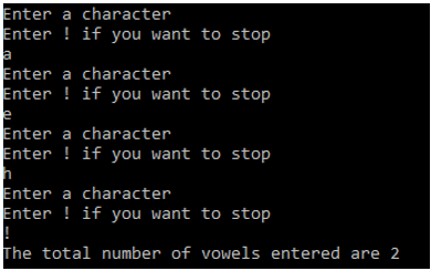 Break Statement in C
