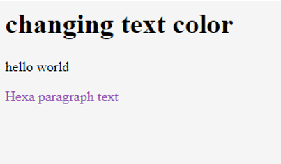 html colors