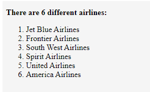 html ordered list op 1