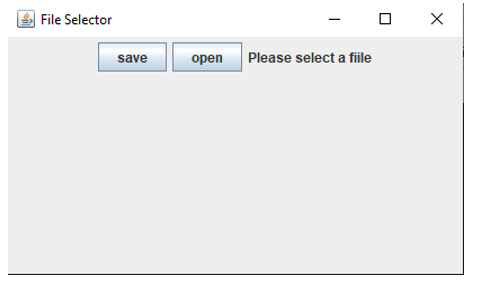 jfile chooser in java