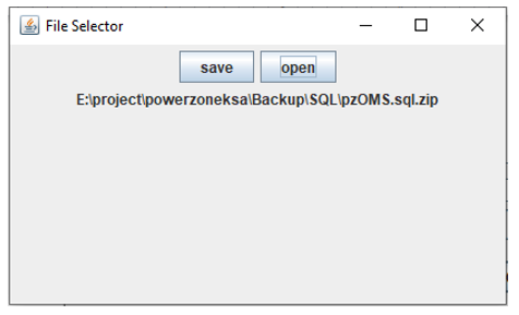 JFileChooser in Java