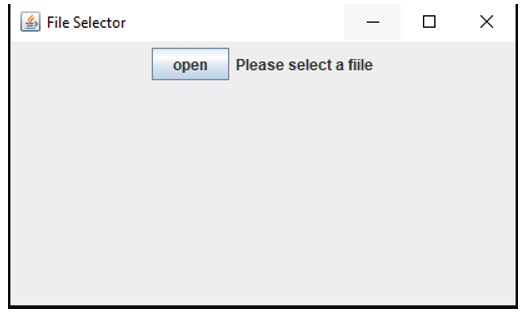 JFileChooser in Java