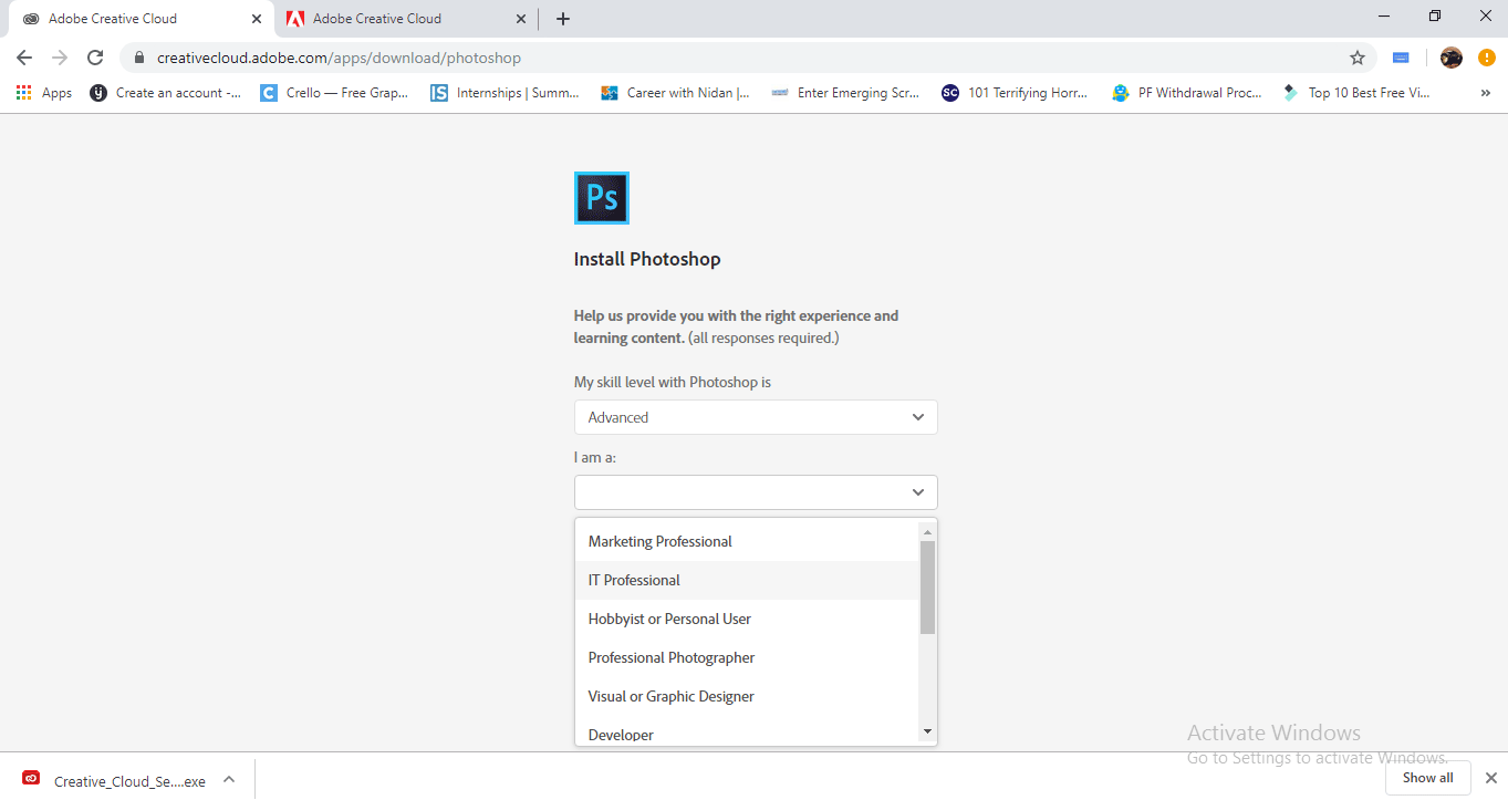 profession in photoshop