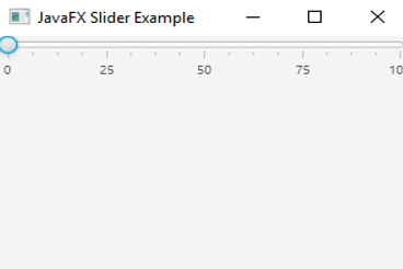JavaFX Slider2