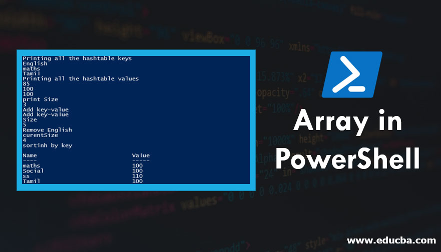 Array in PowerShell