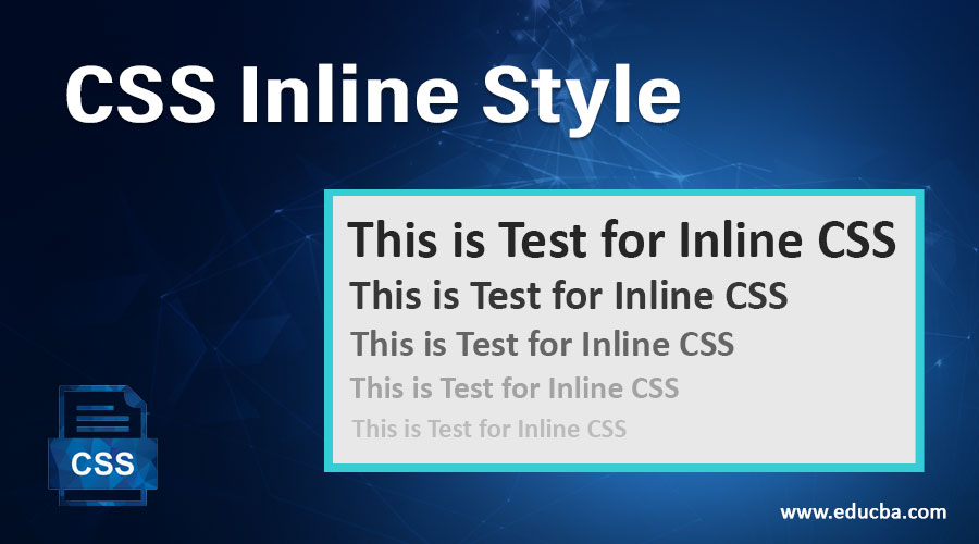 CSS Inline Style