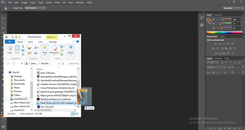 Change Color in Photoshop 1-1