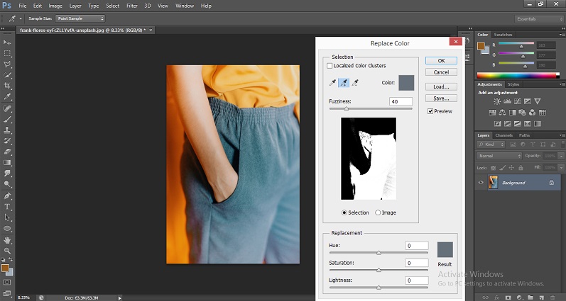Change Color in Photoshop 1-14