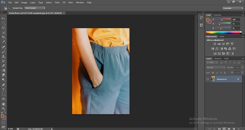 Change Color in Photoshop 1-2