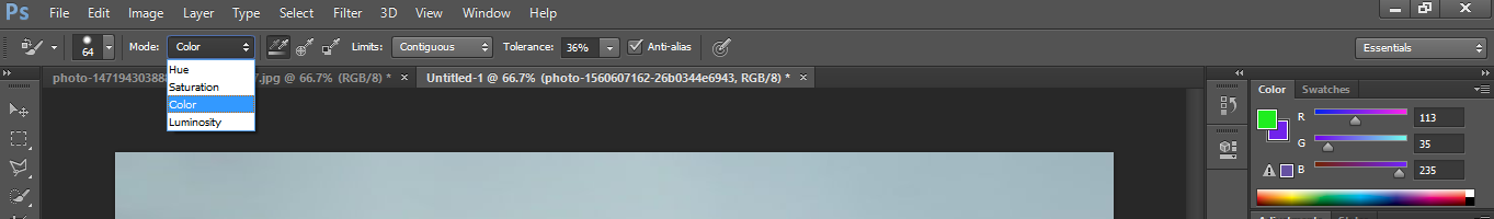 Color Replacement Tool Photoshop-16