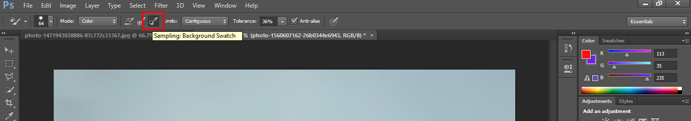 Color Replacement Tool Photoshop-22