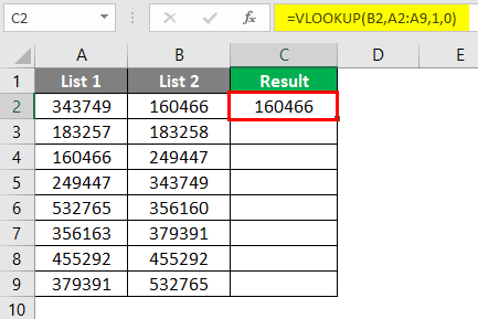 Matching Data in case of Row Difference 4-3
