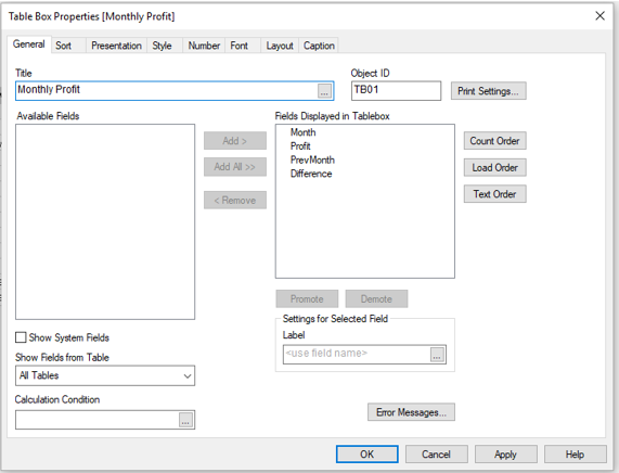 Peek Function in QlikView - Creating Sheet Object 2