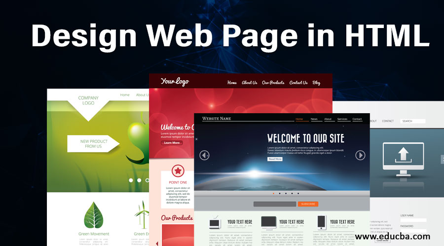 Design Web Page in HTML