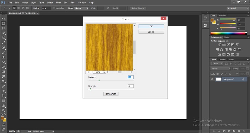 Fibers Dialog Option 1-31