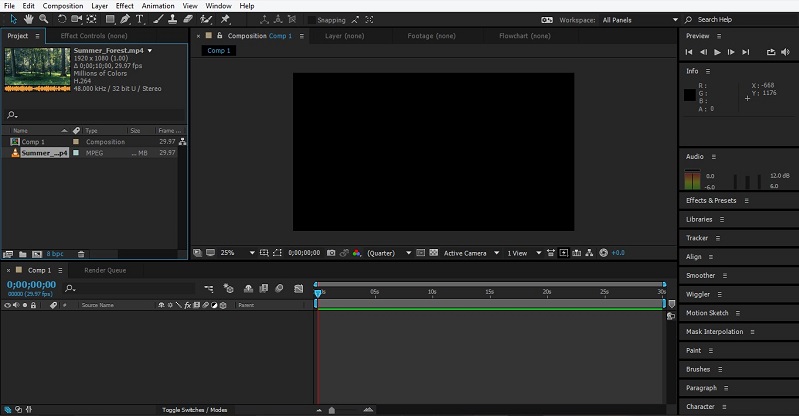 Group Layers in After Effects 1-6
