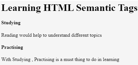 HTML5 Semantic Elements-1.7
