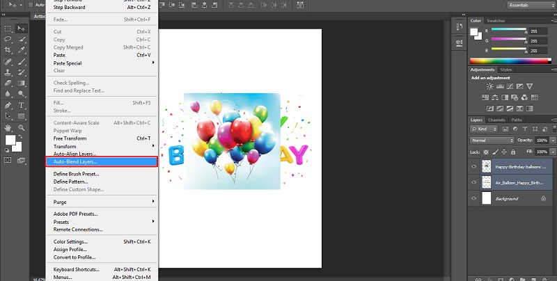 How to Blend Images in Photoshop - 1.6