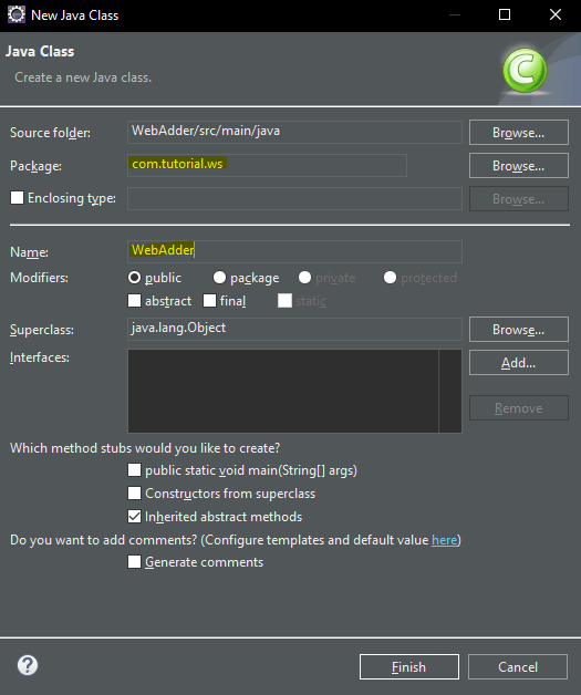 How to Create Webservice in Java 14