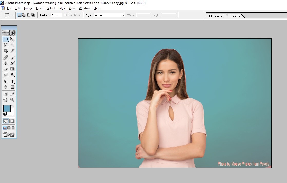 How to Fill Color in Photoshop 10
