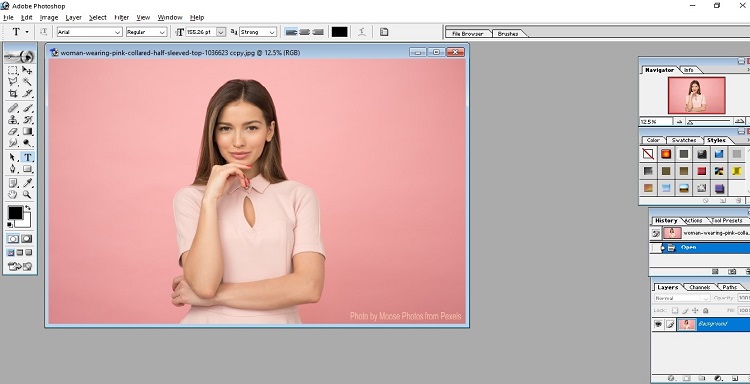 How to Fill Color in Photoshop 2