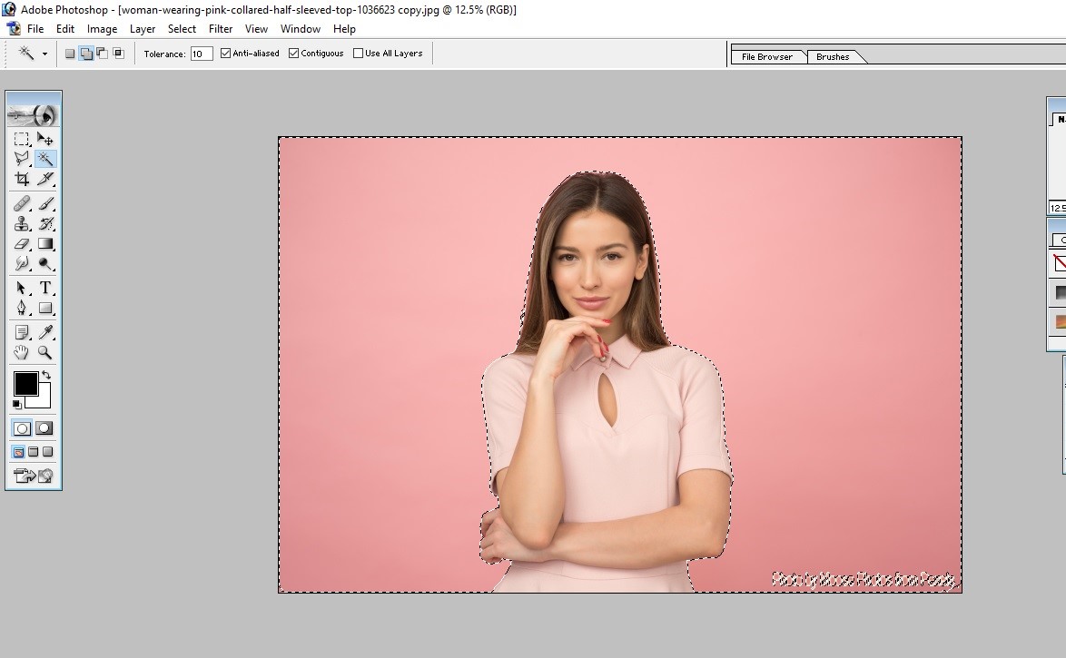 How to Fill Color in Photoshop 5
