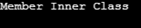 Inner Class in Java eg1