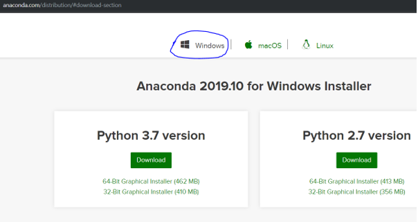 Install Anaconda Python eg2