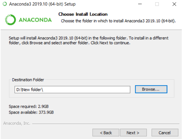 Install Anaconda Python eg8