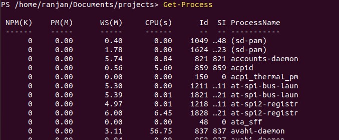 PowerShell Format Table 1-1