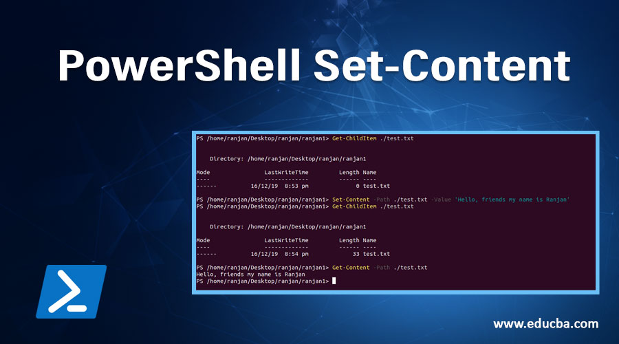 PowerShell Set-Content