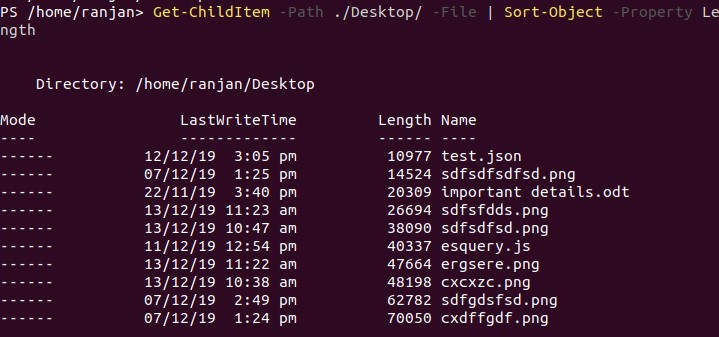 PowerShell Sort-Object 1-11