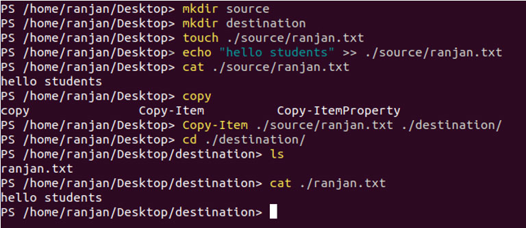 Powershell-copy-item