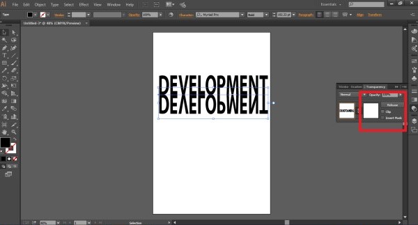 Reflection in Illustrator 1-20