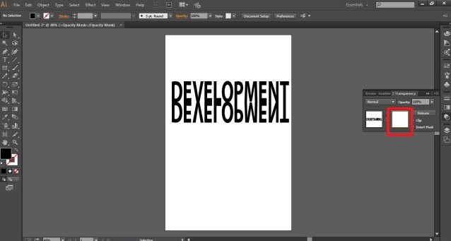 Reflection in Illustrator 1-21