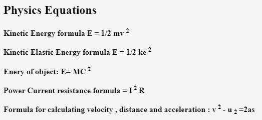 physics equation