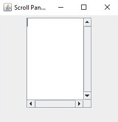 ScrollBar in Java 1-4